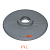 Опорный диск щетки E531 19" (30010003)