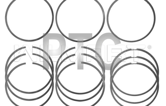 Кольца поршневые Xinchai 498BPG (к-т на двс) (A498-04002/3/101/2/3)