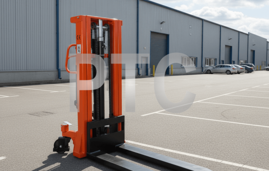 Штабелер ручной (г/п 2000кг, подъем вил 2м, max высота мачты 2,55м) (SYC-2020)