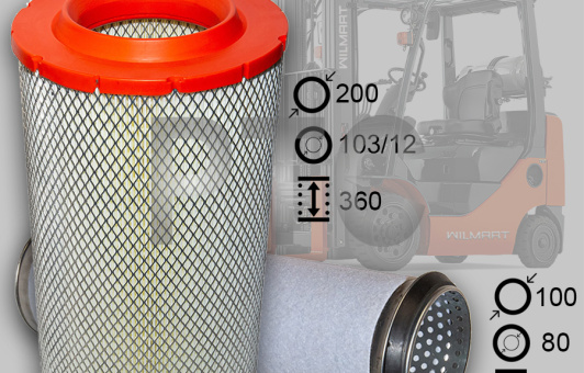 Фильтр воздушный WL666-4TX