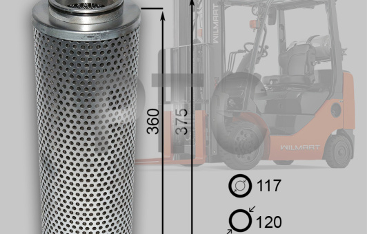 Фильтр гидравлический возвратный WL666-II (W013500320)