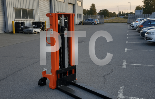 Штабелер ручной г/п 1000кг, подъем вил 3м, max высота мачты 3,6м (SYC-1030)