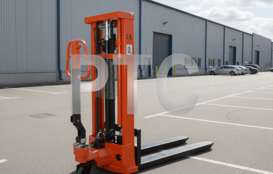 Штабелер ручной (г/п 2000кг, подъем вил 2м, max высота мачты 2,55м) (SYC-2020)