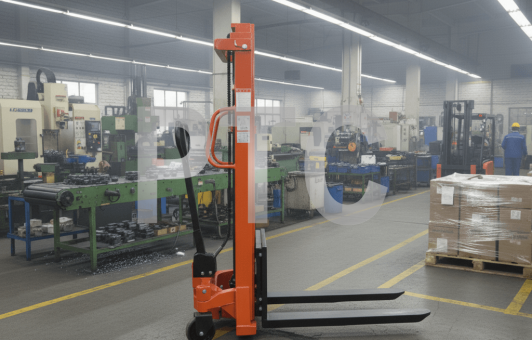 Штабелер ручной г/п 1500кг, подъем вил 3м, max высота мачты 3,6м (SYC-1530)