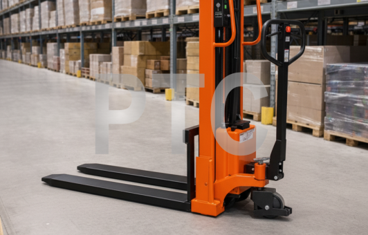 Штабелер ручной (г/п 1500кг, подъем вил 2,5м, max высота мачты 3,1м) (SYC-1525)