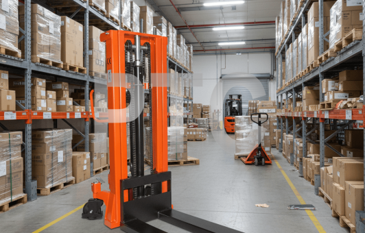 Штабелер ручной (г/п 1500кг, подъем вил 2м, max высота мачты 2,55м) (SYC-1520)