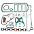 Комплект прокладок двигателя CY6102BG  (6102-KIT)