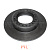 Диск тормозной HC CPCD80-100 (PR60-23-10)