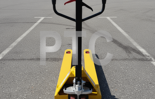 Тележка гидравлическая BF25 1800х550 усиление 140см желтая (PU) (HP-30-30CM-1800PUB-Y)