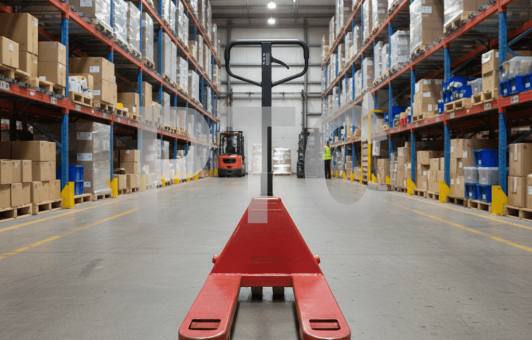 Гидравлическая Тележка Нейлон OX 25-NL OXLIFT 2500 кг с нейлоновыми колесами