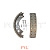 Колодка тормозная HANGCHA CPCD40-50 (к-т 2шт) (HRAOIC3-705)