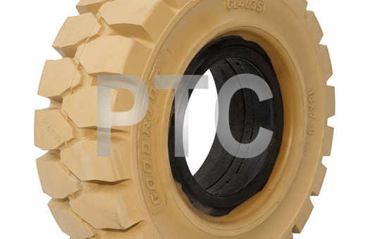 Шина цельнолитая с буртом 18х7-8/4.33 немаркая GOODRIDE (CL403S) (18x7-8(CL403S)NM+FF)