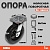Опора колесная поворотная ф200 мм, нагрузка 280 кг, резина (SCD 80)