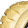 Шина цельнолитая с буртом 21x8-9/6.00 немаркая fast fit GOODRIDE (CL403) (21х8-9(CL403)NM+FF)