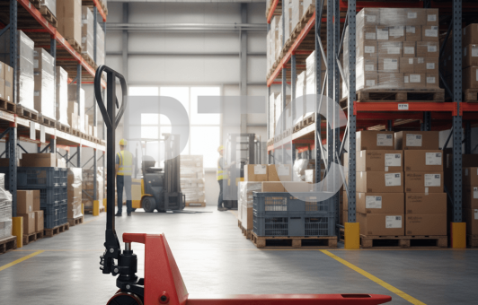 Ручная Гидравлическая Тележка OXLIFT OX25-1X 2500 кг