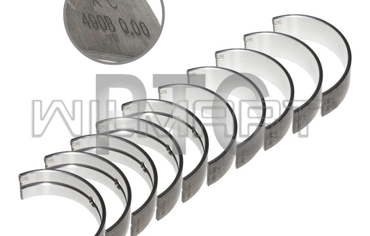 Вкладыши Xinchai 490BPG коренные STD (к-т) (490B-01033/34)