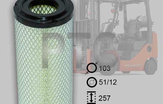 Фильтр воздушный CPCD10-18 (BQ) (KW1025/BQ)